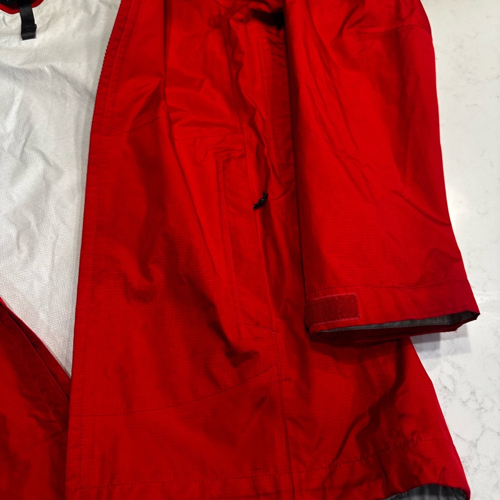 Patagonia Hooded Rain Jacket H2NO Women's XS bright red - Picture 4 of 13
